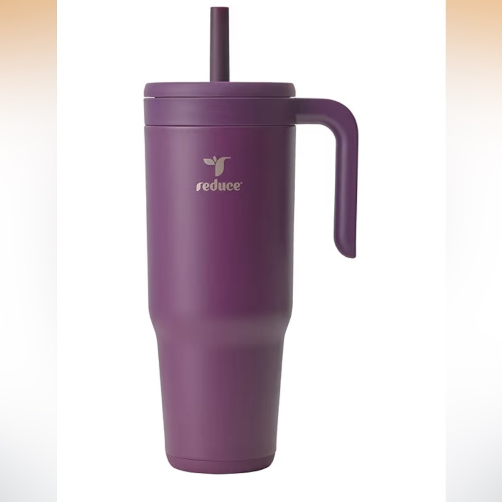 Reduce Spill-Proof 40oz Chiller Silicone Straw Vacuum Insulated Soft-Sit Base